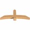 Ekena Millwork Bellingham Timber Gable Bracket, Western Red Cedar, 60"W x 25"H x 5 1/2"D x 5 1/2"F, 10/12 Pitch GBW060X25X0606BEL00SWR - alternate 3